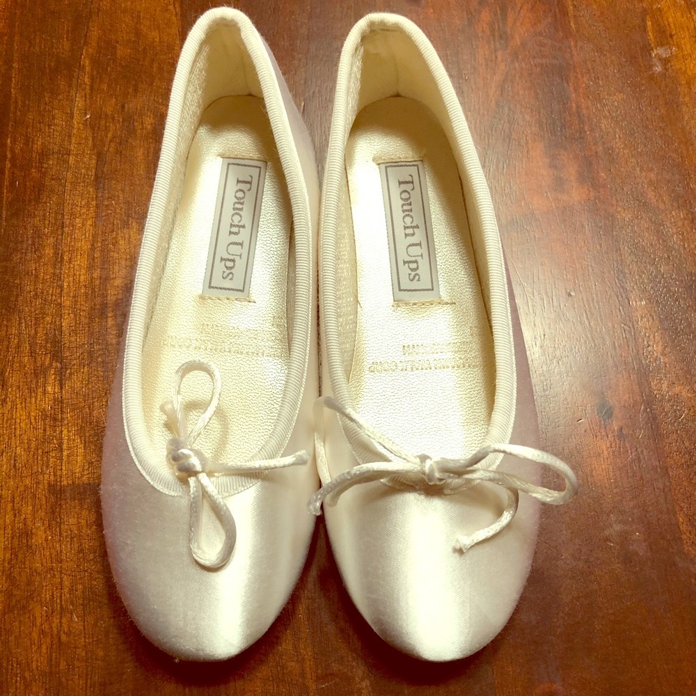 Touch Ups Satin Slip On Shoe, Size 12.5M